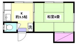 第二羽根木コーポ【2階】の間取り