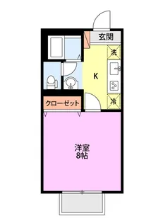 サンパティーク【2階】の間取り
