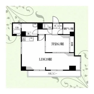 横浜山手高栄マンション【2階】の間取り