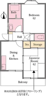 プチメゾン山崎 C棟【2階】の間取り