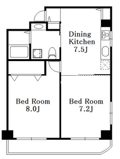三鷹オリエントプラザ【3階】の間取り