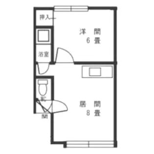テイクファイブ【2階】の間取り
