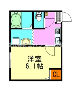クレストコート大森【1階】の間取り