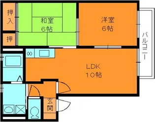エルドラード五位堂E【2階】の間取り