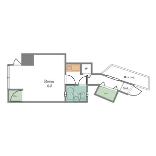 THEFREED【8階】の間取り