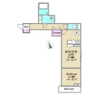 heap fragrance【2階】の間取り