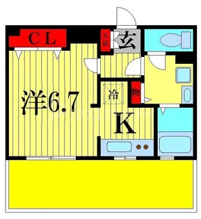 LEO伍拾伍番館【4階】の間取り
