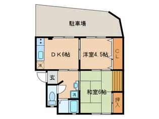 プレステ-ジ六地蔵【1階】の間取り