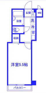 サンフラワーII【3階】の間取り