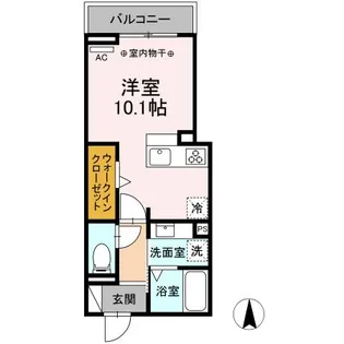 アリヴィオ【3階】の間取り