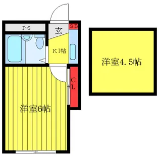 塚原ハイム【2階】の間取り