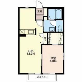 カーサ グランドゥール【2階】の間取り