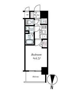 ポルト・ボヌール梅田WEST【5階】の間取り