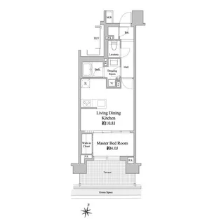 ドゥーエ西馬込【1階】の間取り
