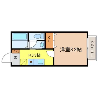 上萱の園【2階】の間取り