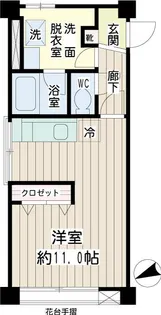 カルム町屋【4階】の間取り