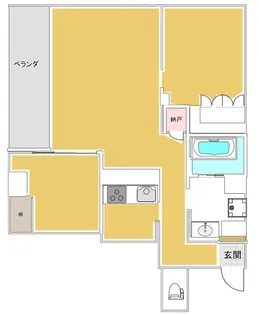 メイスイビル塩浜【2階】の間取り