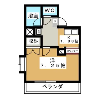 カンパネーラ相武台【1階】の間取り