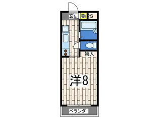 カーサ703【2階】の間取り