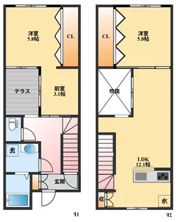 エコパティオ諏訪の間取り