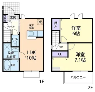 Rassurer(ラシュレ)の間取り