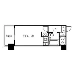 朝日プラザ上杉【10階】の間取り