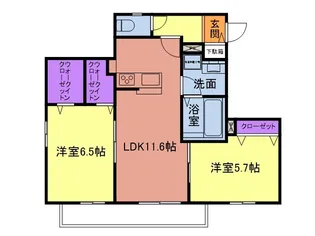 Raffine Lied【1階】の間取り