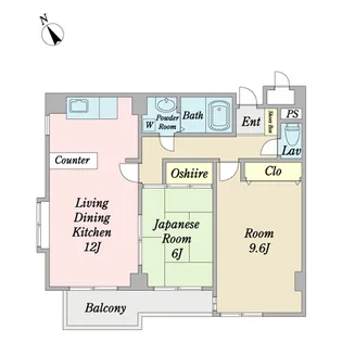 メゾン・トレジャー【2階】の間取り