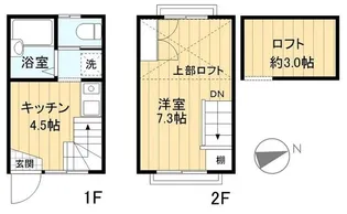 リーベンハイツ【2階】の間取り