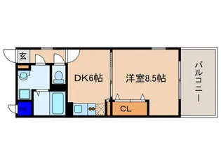 ベルドミ-ル洛南【3階】の間取り