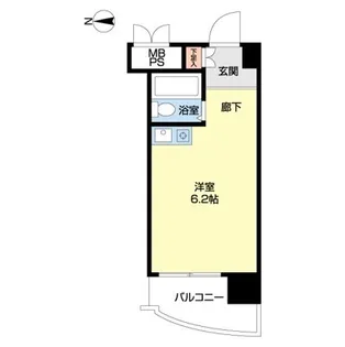 朝日プラザ高瀬川【11階】の間取り