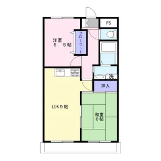 振栄ハイツVI【3階】の間取り