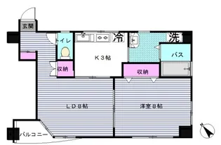 文京ツインタワー【5階】の間取り