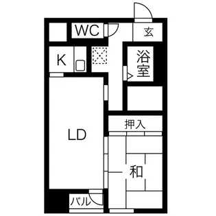 MS一番町ハイツ【5階】の間取り