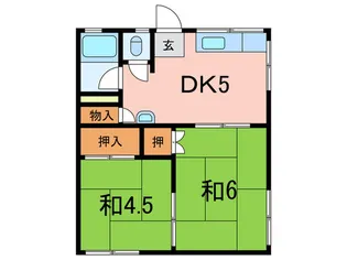 喜衛荘【2階】の間取り