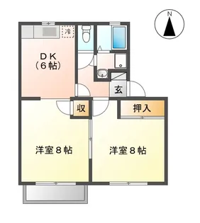プログレス12B【1階】の間取り
