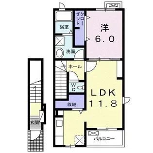 La victoire A【2階】の間取り