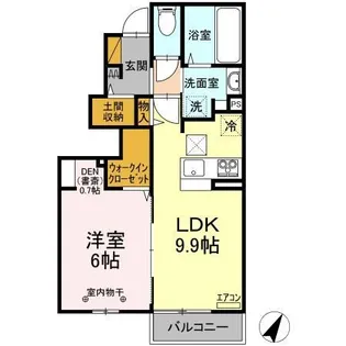 SOLARIE MIDONRINO(ソラリエ ミドリノ)V【1階】の間取り