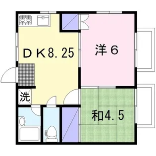 アドバンス6【2階】の間取り