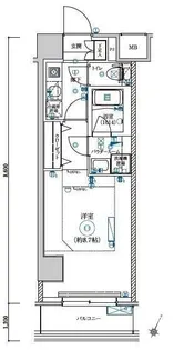 LEXE AZEST横濱関内【2階】の間取り