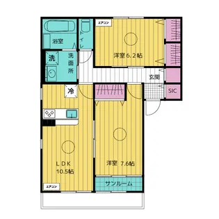 ブラウンコート【1階】の間取り
