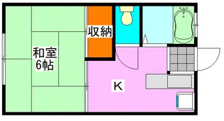 マルトミNo.3【2階】の間取り