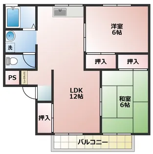 ビリーブ・タウンD棟【1階】の間取り