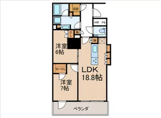 三田ガーデンヒルズ【9階】の間取り