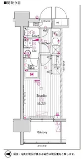 グランド・ガーラ川崎西口【8階】の間取り
