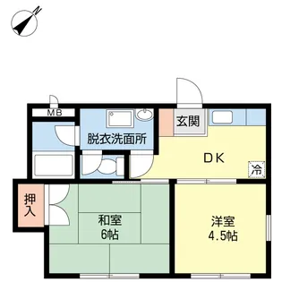 ウィスタリア【2階】の間取り