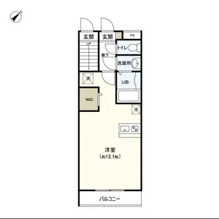 Azul中山II【1階】の間取り
