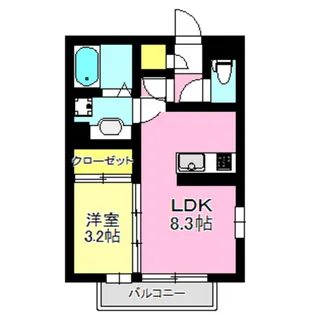 ショコラ【1階】の間取り