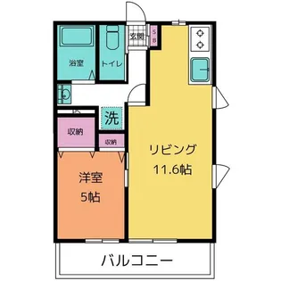 グラスリード.2【3階】の間取り