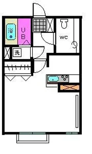 ミラリオ・ヤマニB【2階】の間取り